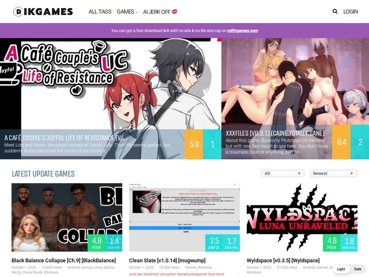 Dikgames preview