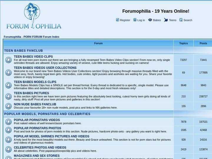 Forumophilia preview