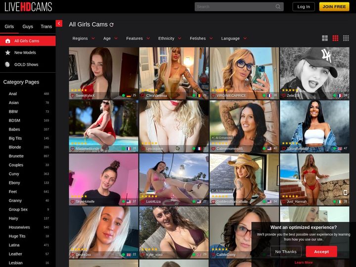 Livehdcams preview