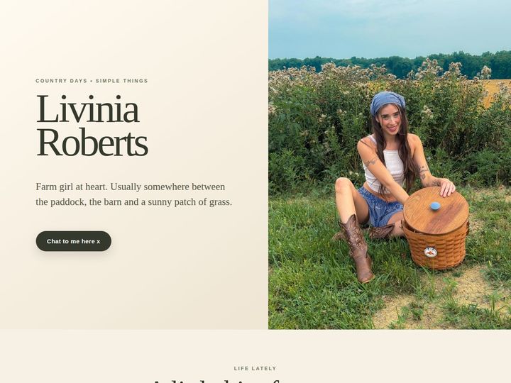 Livinia Roberts preview